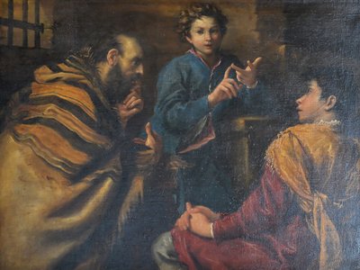 Joseph expliquant les rêves - Giovanni Antonio Burrini
